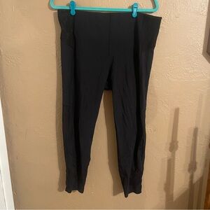 Athleta Stay Fly 7/8 reflective black leggings xl running walking athletic